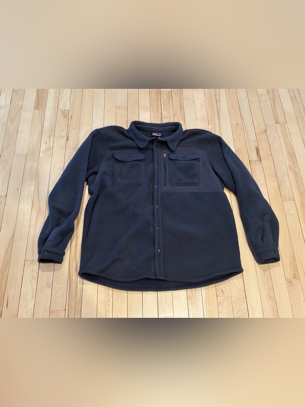 Patagonia Synchilla Shirt Jacket Smolder Blue XL - Picture 6 of 9